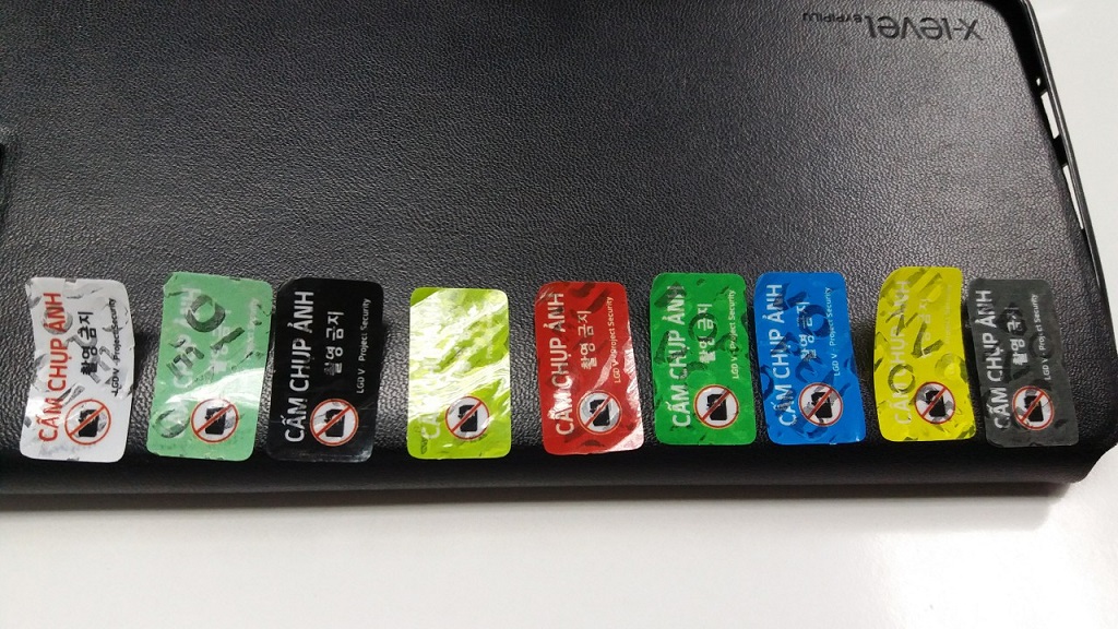 In tem bảo mật dán camera theo yêu cầu: đảm bảo dính tốt, bề mặt đẹp