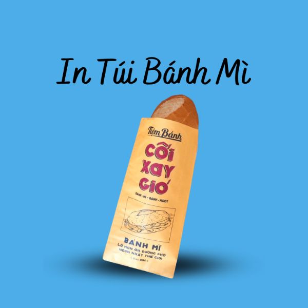 In túi giấy đựng bánh mì giá rẻ