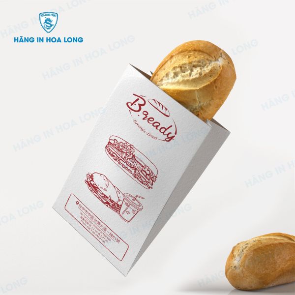 Kích thước túi giấy đựng bánh mì phổ biến 