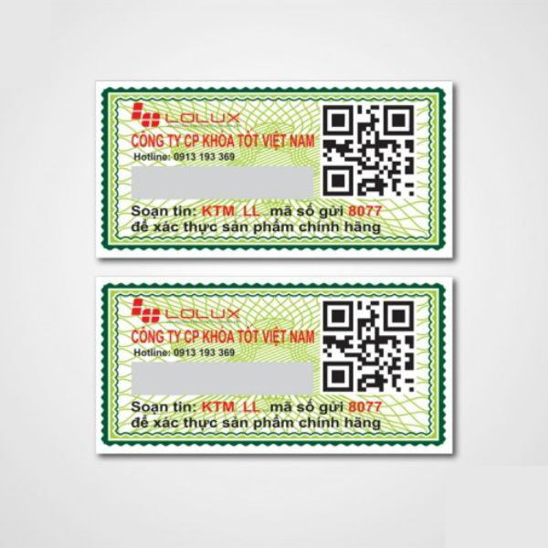 In tem qr code giá rẻ tại in Hoa Long