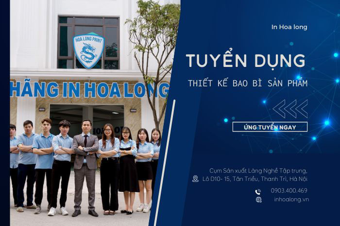 Tuyển dụng thiết kế tại công ty Hoa Long