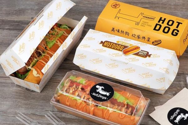 in hộp đựng bánh hotdog giá rẻ tại Hà Nội