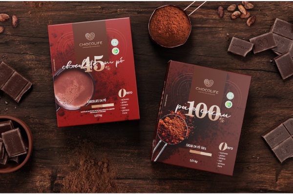 In Hoa Long nhận in hộp giấy đựng bột cacao giá rẻ