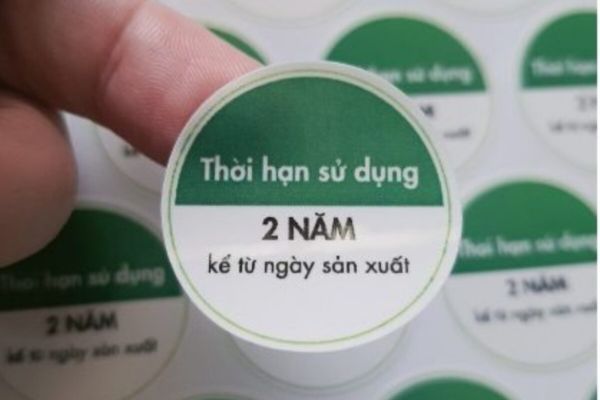 in tem hạn sử dụng, tem date giá rẻ tại in Hoa Long