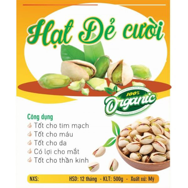 In tem hạt dẻ cười theo yêu cầu tại in Hoa Long