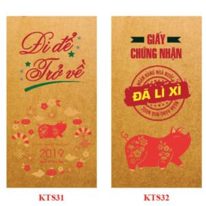 In bao lì xì giấy kraft đẹp mắt