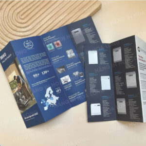 in brochure giá rẻ theo yêu cầu tại xưởng in Hoa Long