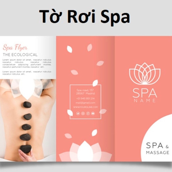 In tờ rơi quảng cáo spa tại Hà Nội