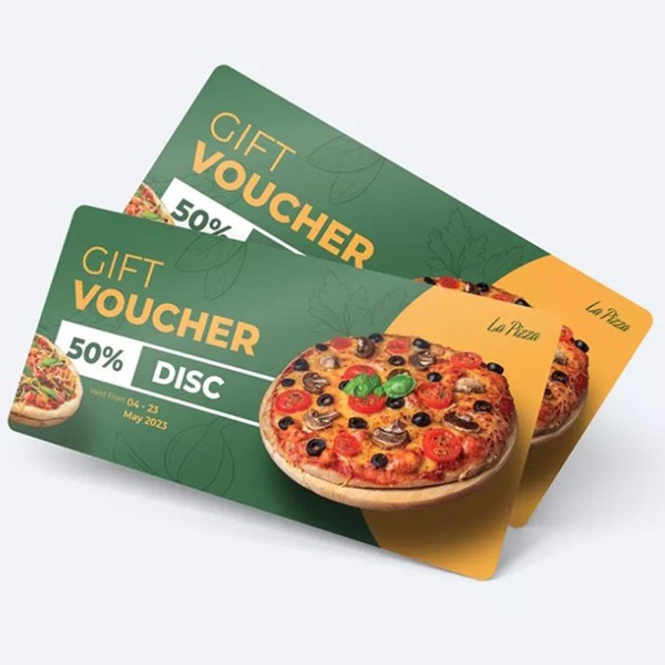 In voucher đồ ăn giá rẻ