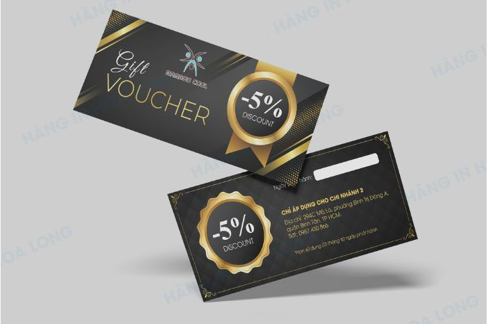 Báo giá in voucher theo yêu cầu tại in Hoa Long