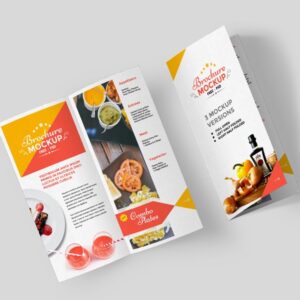 In brochure ẩm thực giá rẻ