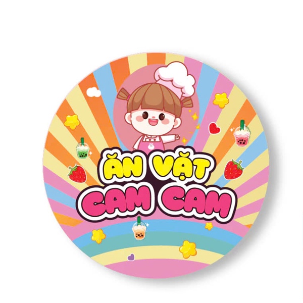 In sticker logo đẹp mắt