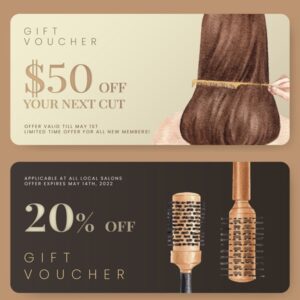 In voucher Hair salon giá rẻ tại Hà Nội