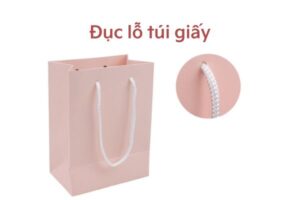 Gia công đục lỗ túi giấy theo yêu cầu tại Hà Nội