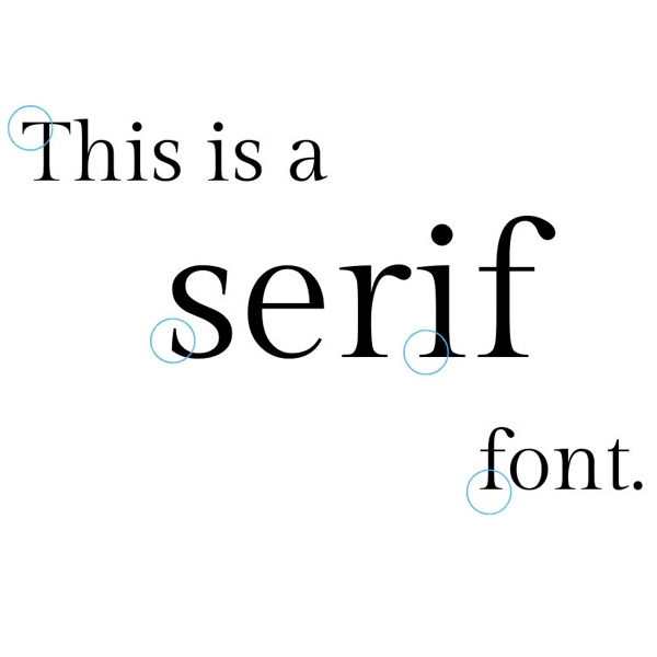 Font chữ Serif