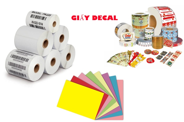 Giấy decal và ứng dụng phổ biến