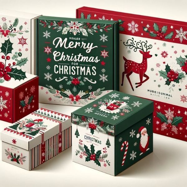 In Hoa Long nhận in hộp giấy đựng quà noel thiết kế đẹp, sang trọng