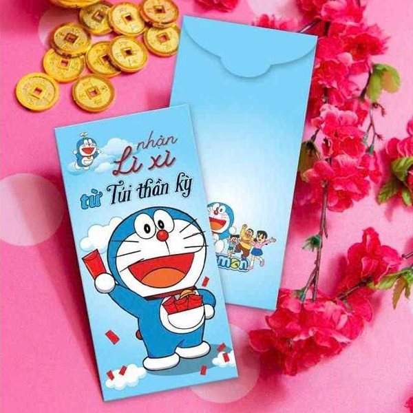 In bao lì xì Draemon giá rẻ