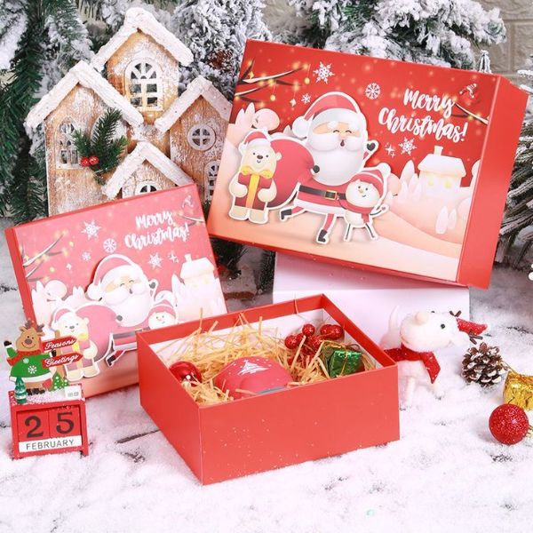In Hoa Long nhận in hộp giấy đựng quà noel thiết kế đẹp, sang trọng
