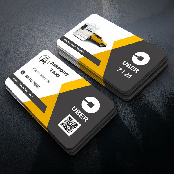 Mẫu card visit taxi công nghệ