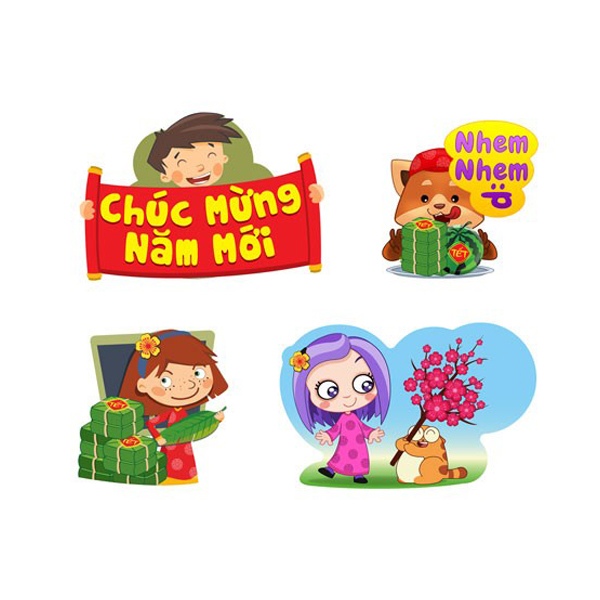 In sticker tết giá rẻ