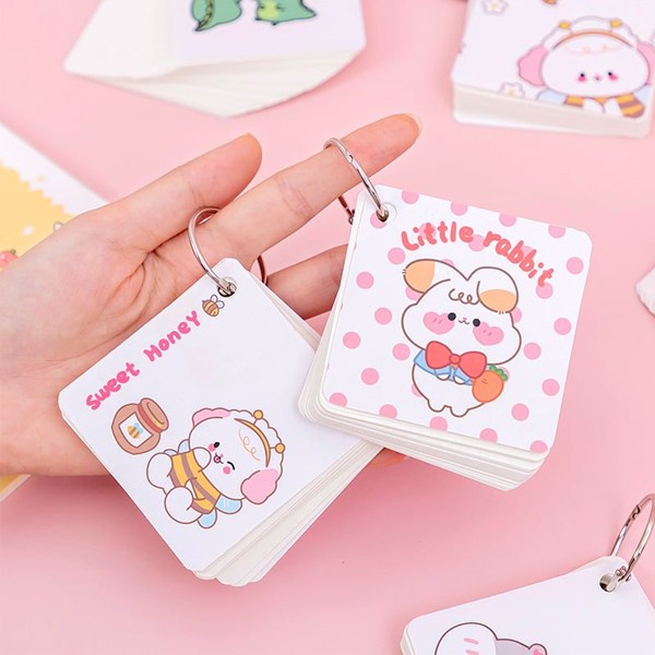 Mẫu flashcard dễ thương