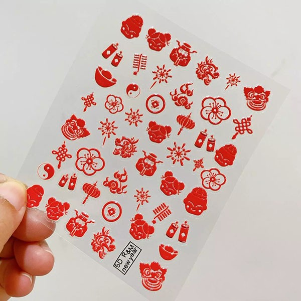 Mẫu sticker tết đẹp