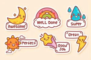 Các mẫu sticker chữ cái cute đẹp nhất