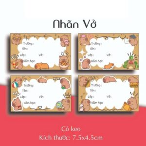 In nhãn vở giá rẻ tại Hà Nội