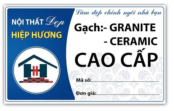 in Hoa Long nhận in tem dán nội thất đẹp