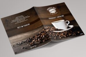 In Hoa Long nhận in mẫu catalogue coffee đa dạng