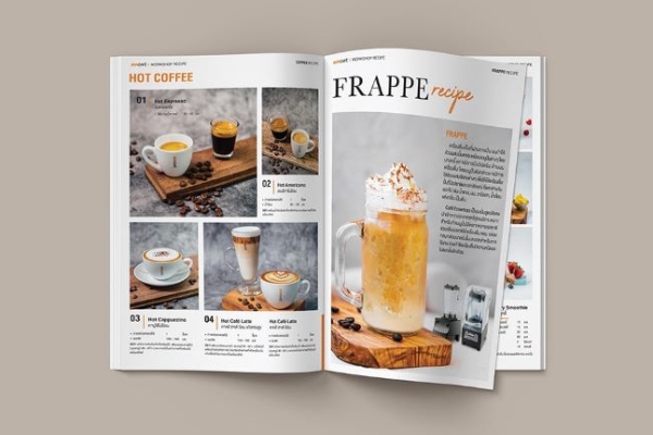 Ứng dụng mẫu catalogue coffee tại Hà Nội