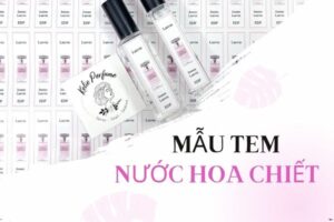 Tổng hợp các mẫu tem nhãn dán nước hoa chiết đẹp