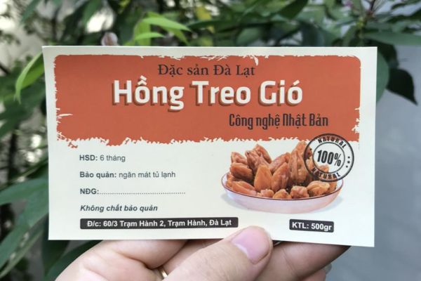 In tem nhãn hồng treo gió giá rẻ theo yêu cầu tại Hà Nội