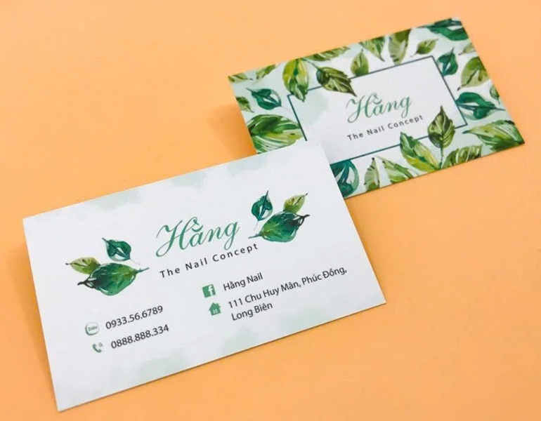 Giới thiệu dịch vụ in card làm nail