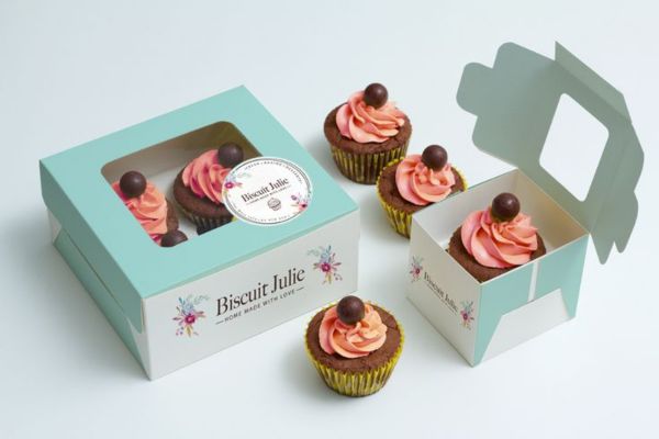 In hộp giấy đựng bánh cupcake giá rẻ, theo yêu cầu tại Hà Nội