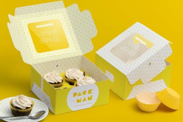 In hộp giấy đựng bánh cupcake giá rẻ, theo yêu cầu tại Hà Nội