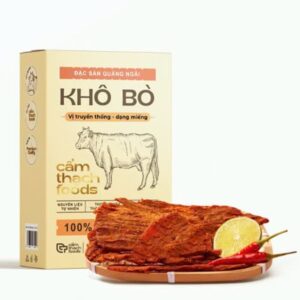 In hộp giấy đựng khô bò tại Hà Nội