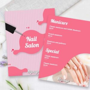 In tờ rơi tiệm nail giá rẻ, thiết kế theo yêu cầu tại Hà Nội