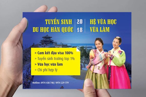 In tờ rơi du học giá rẻ, lấy nhanh theo yêu cầu tại Hà Nội