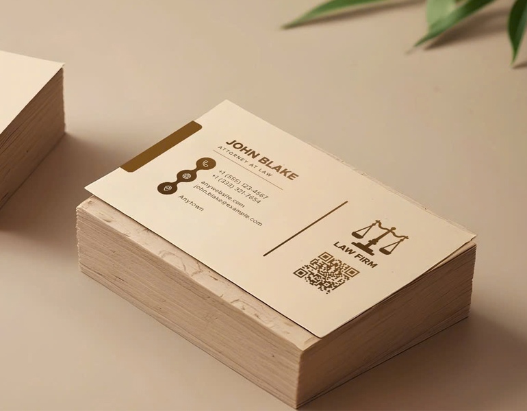 Vai trò của card visit, danh thiếp cá nhân đối với luật sư