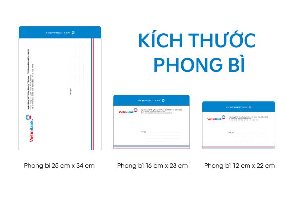 Kích thước in phong bì chuẩn nhất