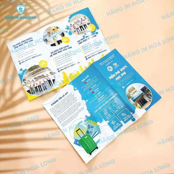 Mẫu in brochure đẹp, thiết kế theo yêu cầu tại In Hoa Long