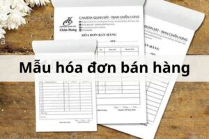 Mẫu hóa đơn bán hàng đẹp, chất lượng tại Hà Nội