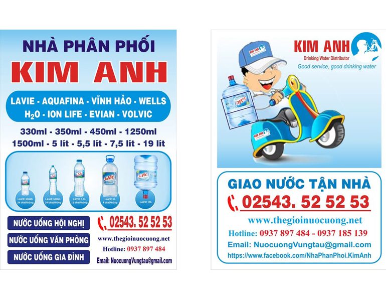 Mẫu tem nhà phân phối đẹp mắt