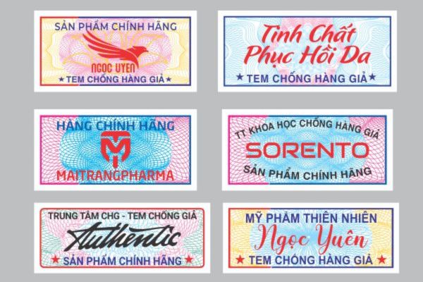 Tham khảo các mẫu tem niêm phong giá rẻ, chất lượng cao tại Hoa Long