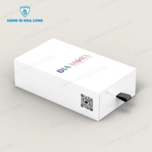 In hộp giấy ngăn kéo giá rẻ, thiết kế theo yêu cầu tại In Hoa Long