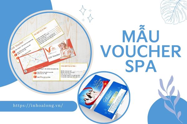 Mẫu voucher spa đẹp, thiết kế theo yêu cầu tại In Hoa Long