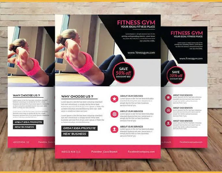 Nội dung cần có trên brochure phòng tập gym