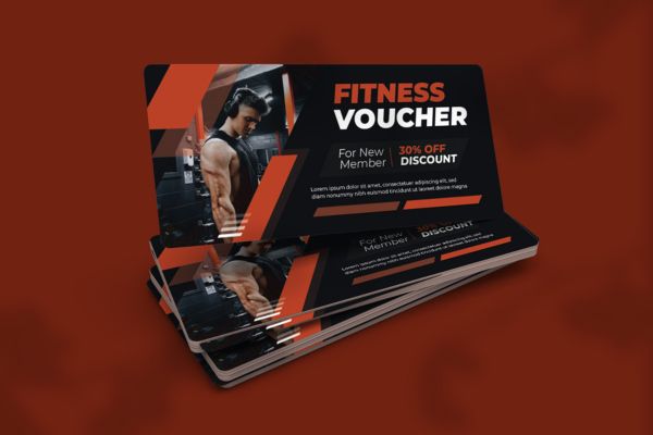 In voucher phòng gym giá rẻ, thiết kế chuyên nghiệp tại Hà Nội